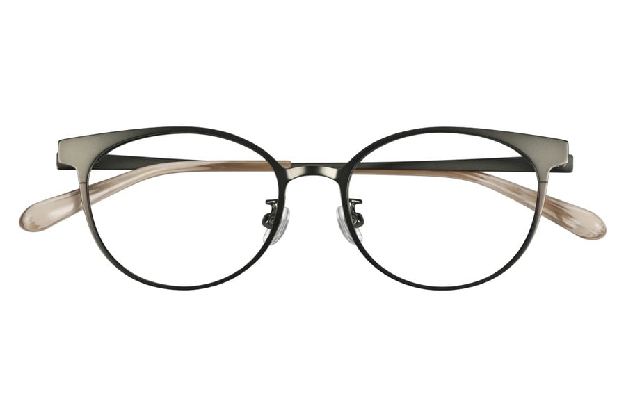 顔馴染み良い、ボストン型FLIP UP(跳ね上げ式)メガネ（ZF242014-64F1