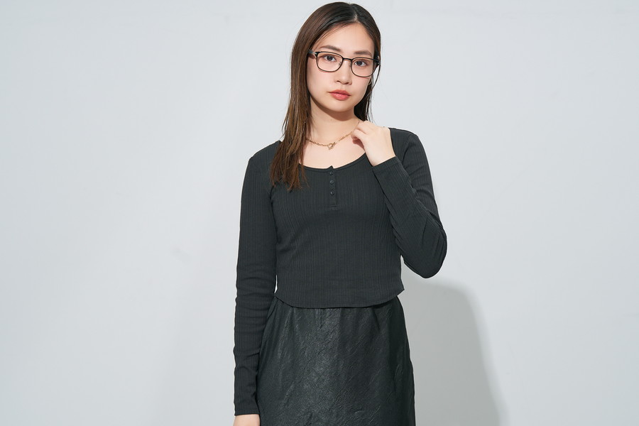 創業25周年フェア]ラバーテンプルが特徴のウエリントン型メガネ