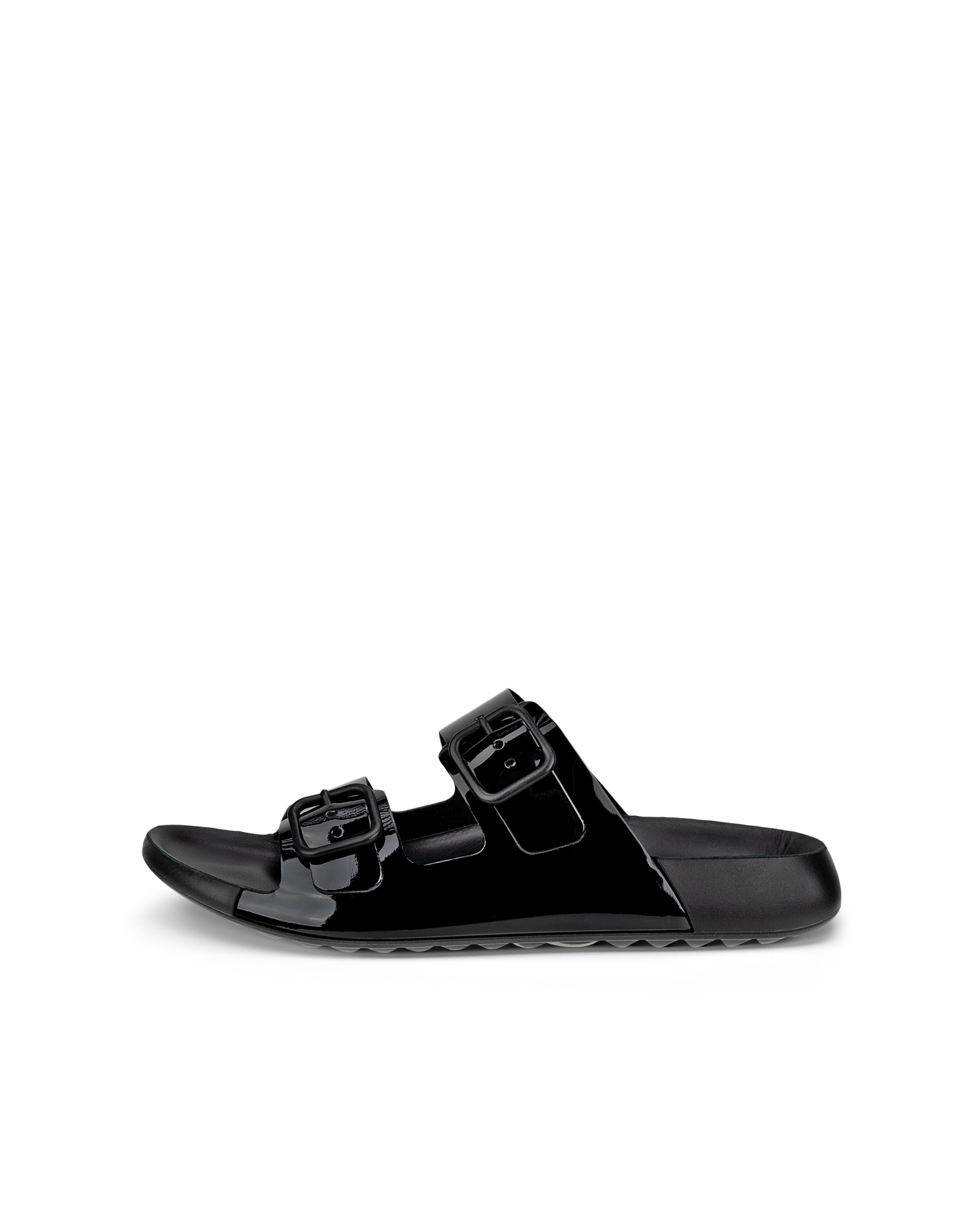 Women's ECCO® Cozmo Leather Two-Strap Sandal | Black
