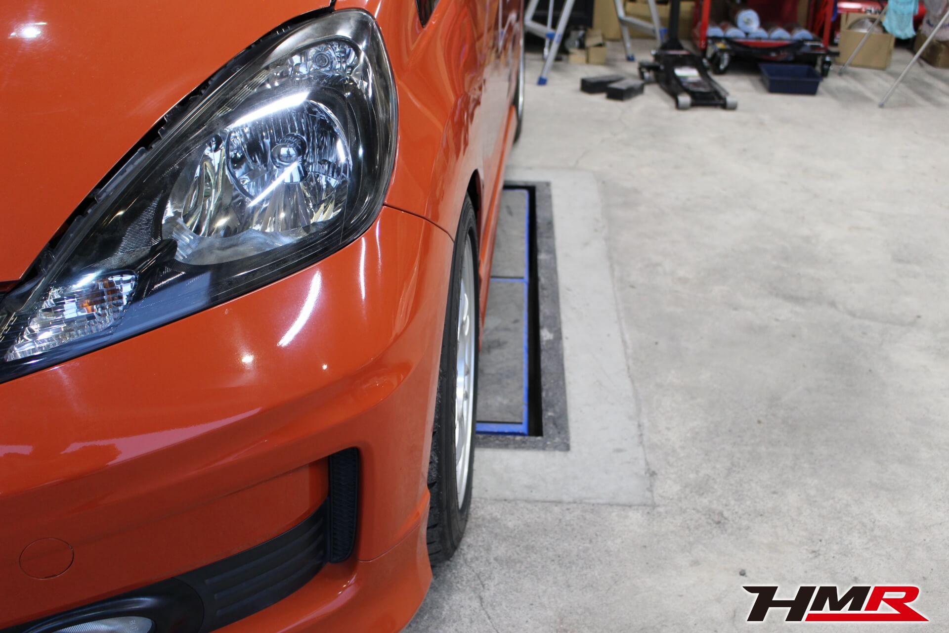 ホンダ フィットRS(GE8)後期型 SPIRIT車高調取り付け_