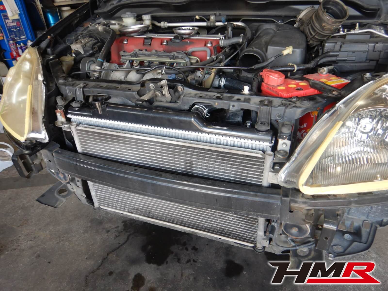 シビックタイプR(EP3)のクラッチマスター&ラジエター交換を行いました。