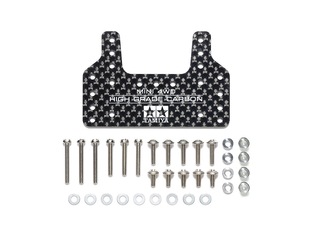 タミヤ ミニ四駆グレードアップパーツ HG カーボンブレーキステー (1.5