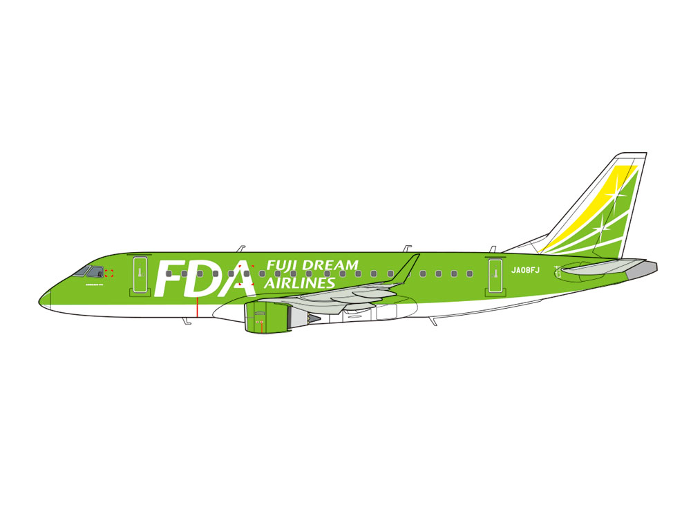 タミヤ 1/100 エアークラフトシリーズ フジドリームエアラインズ