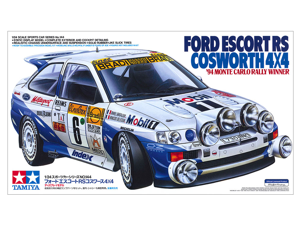 タミヤ 1/24 スポーツカーシリーズ フォード エスコート （'94