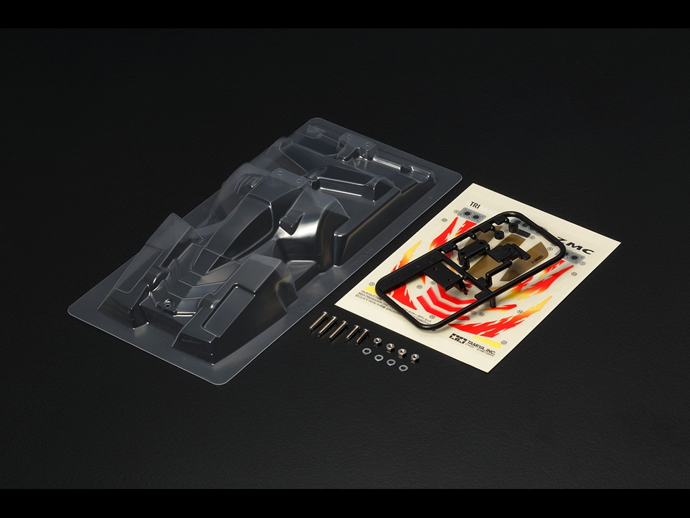 タミヤ ミニ四駆グレードアップパーツ ネオトライダガー ZMC クリヤー