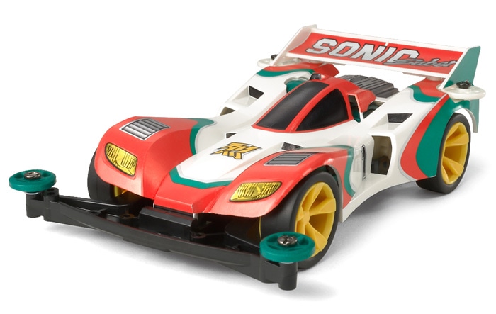 ミニ四駆 バンガードソニック クリヤーレッドボディ ハリケーン