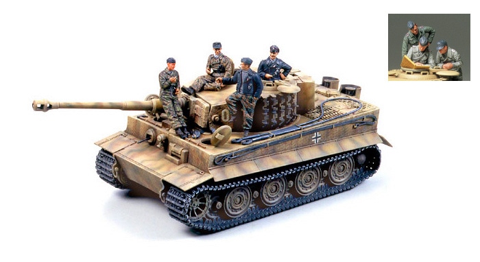 タミヤ スケール限定商品 1/35 ドイツ タイガーI 後期型 エース・戦車