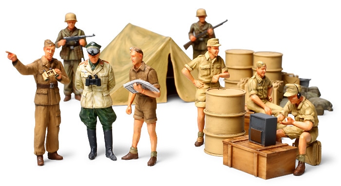 タミヤ 1/48 ミリタリーミニチュアシリーズ WWII ドイツ アフリカ軍団