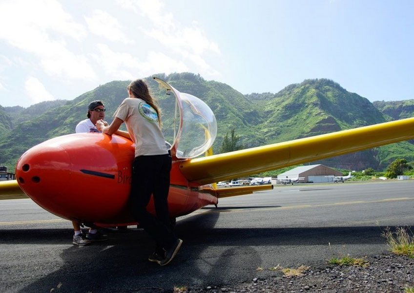 ホノルルソアリング 1人乗り グライダーライド (15分/20分/30分選択