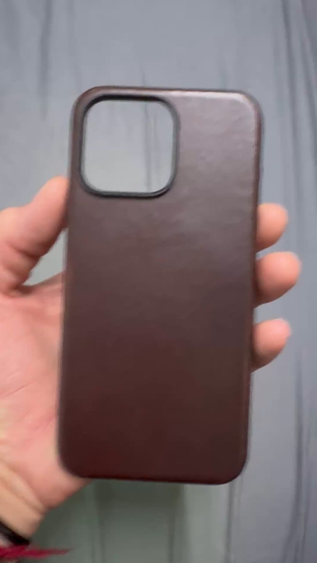 Modern Leather Case - iPhone 15 Pro Max | Brown | Nomad Leather