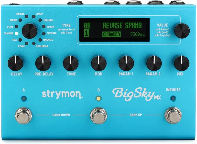 Moss Music - Pedal de Guitarra Strymon Bigsky MX Nova Versão