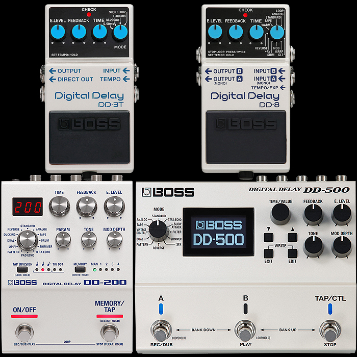 Guitar Pedal X - GPX Blog - Boss Completes Digital Delay Range
