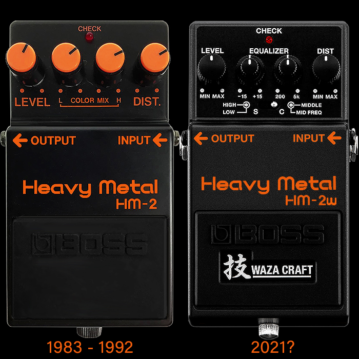 Guitar Pedal X - News - Boss HM-2W Heavy Metal Waza Craft Edition