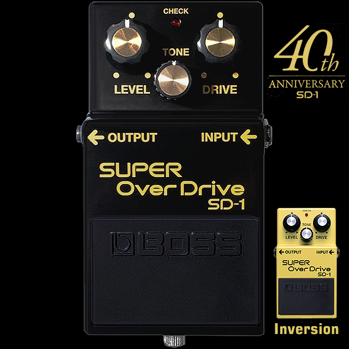 ギター BOSS SUPER Over Drive SD-1 40th Boss Limited Edition 40th
