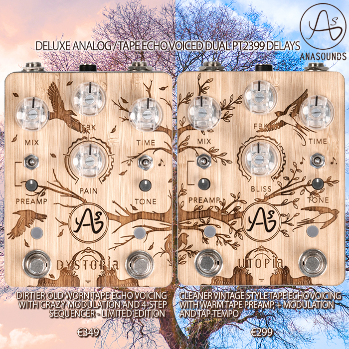 Guitar Pedal X - GPX Blog - Anasounds reboots its Utopia Delay as