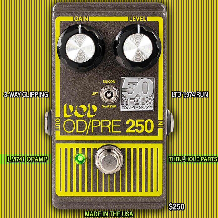 Guitar Pedal X - GPX Blog - DOD drops limited 1,974 run Overdrive