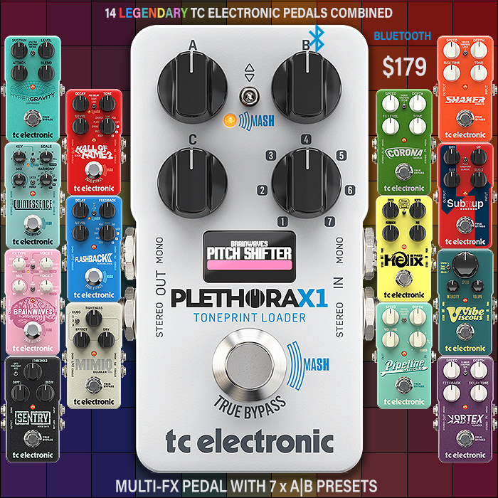 Guitar Pedal X - GPX Blog - TC Electronic combines 14 of its