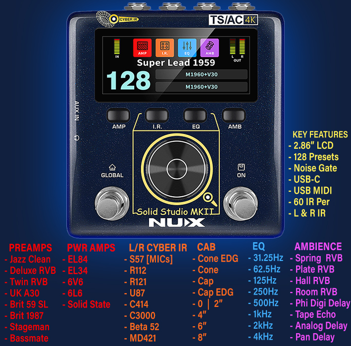 Guitar Pedal X - GPX Blog - NUX reboots its Stereo Solid Studio