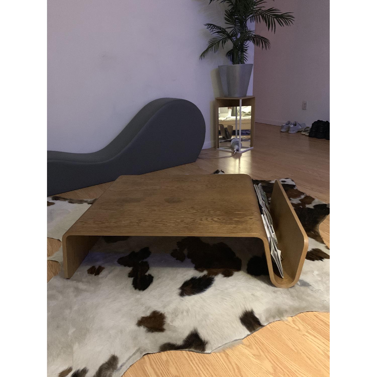 Modern Bentwood Eric Pfeiffer Walnut Scando Coffee Table - AptDeco