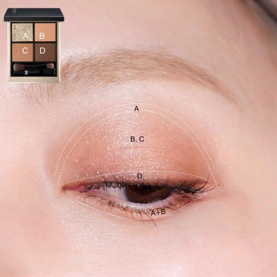 グリーンパールが煌めく、ナチュラルなブラウン系パレットのSTAFF