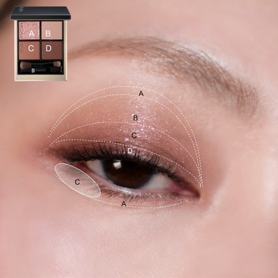 洒落感たっぷりのブラウン×モーヴ系パレットのSTAFF REVIEW | スナップ