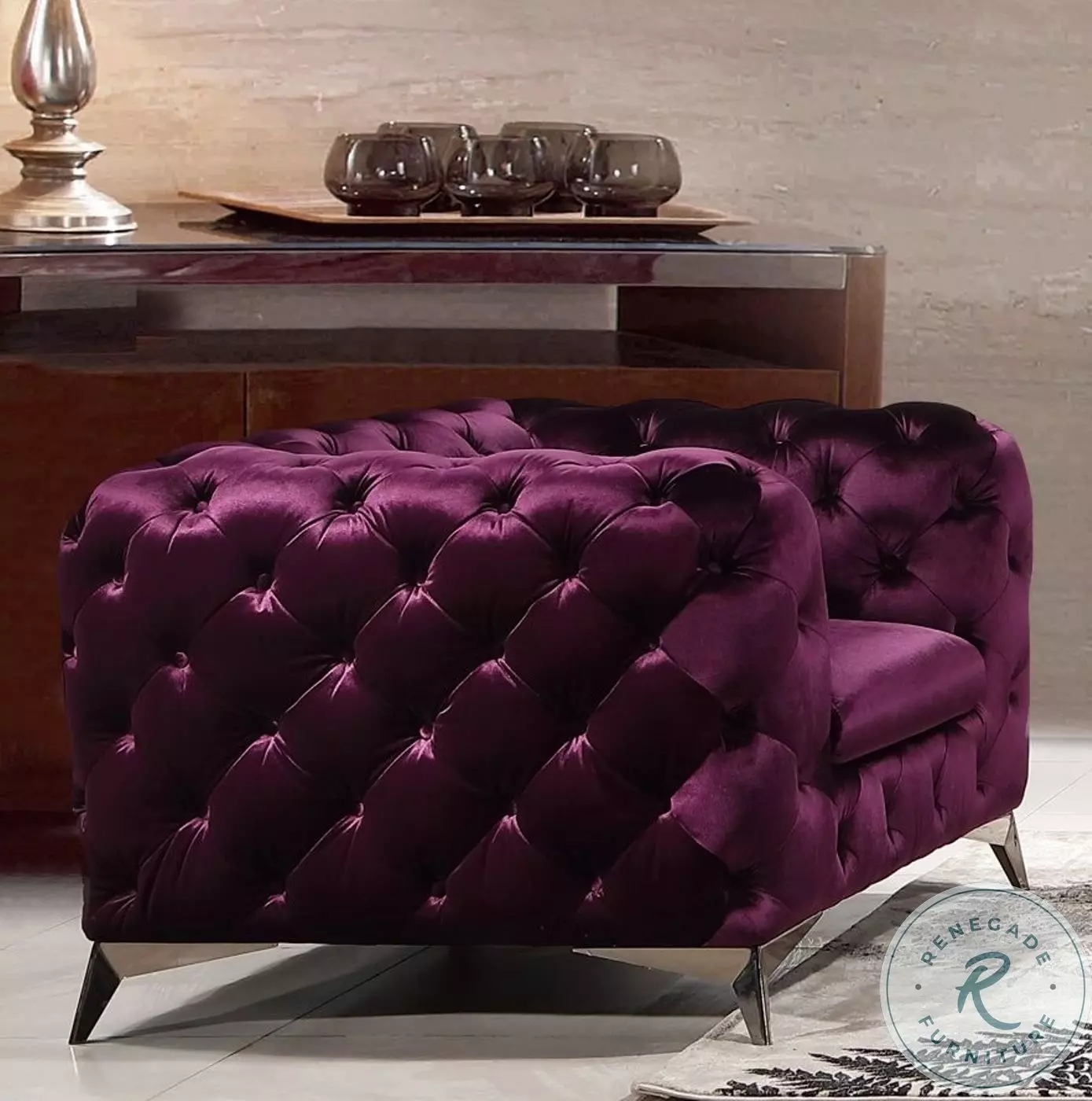 Glitz Purple Chair from JNM | Coleman Furniture