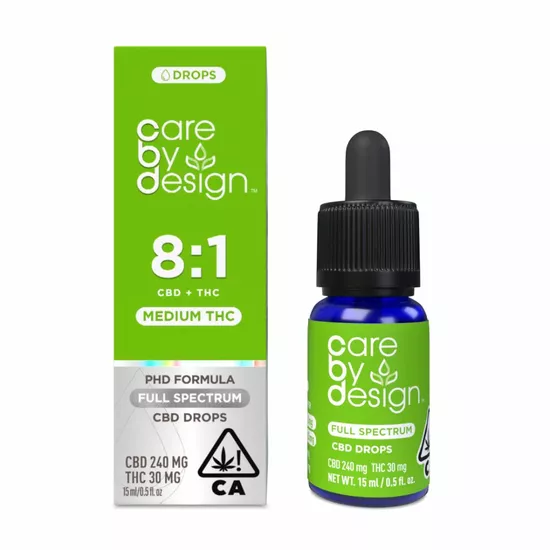 Care by Design - 8:1 CBD:THC Drops (15 ml) | HERB