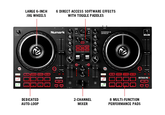Controladora Numark Mixtrack Pro FX - Mundo dos Djs