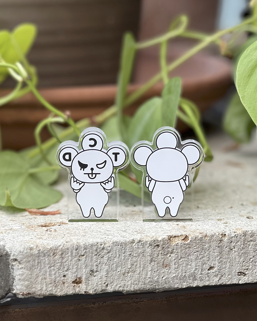 カゲマルデザイン アクリルキーホルダー アクリルブロック マグネット