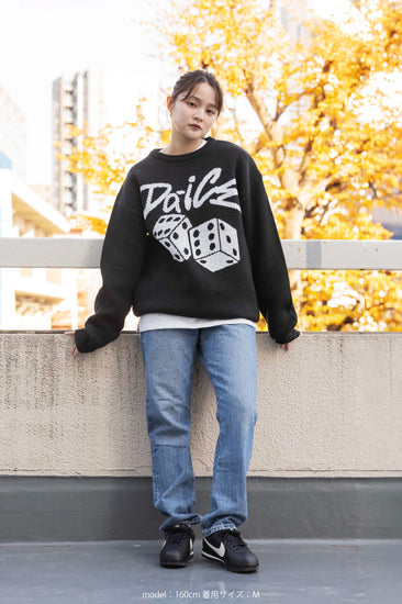 Da-iCE Jacquard Crew Knit(black)