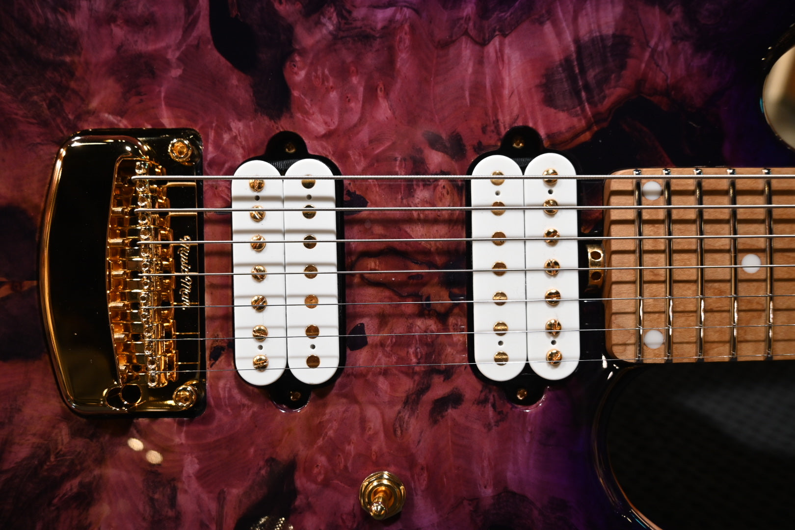 Music Man Jason Richardson 7-String Cutlass Majora Purple Guitar