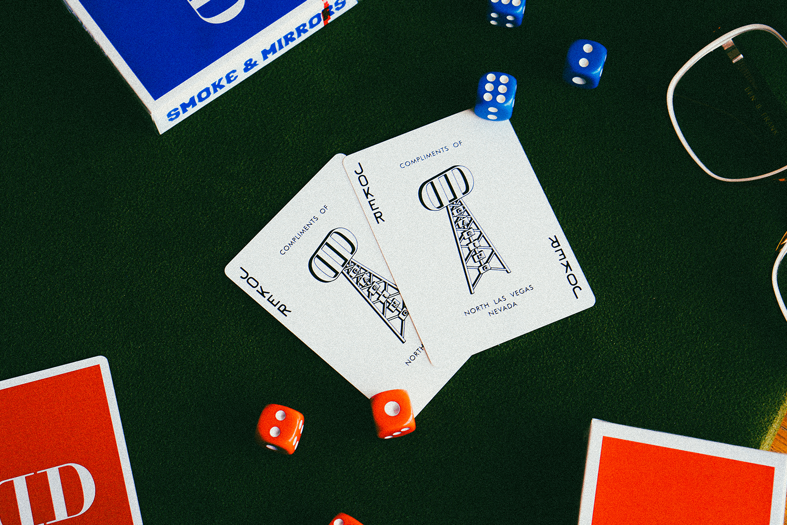 Smoke & Mirrors, Casino Edition Playing Cards by Dan and Dave