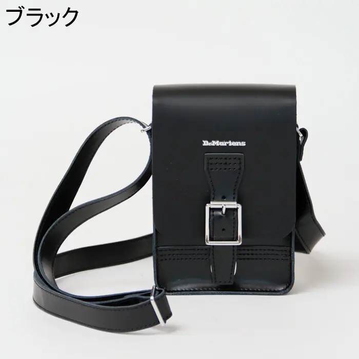 Dr.martensのBOX CROSSBODY ミニ ショルダーバッグ｜送料無料|ブラック