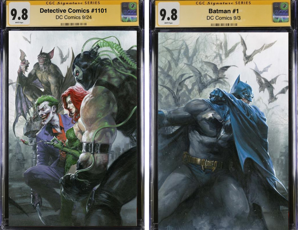 Batman & Detective #1101 CGC 9.8 Signed Set | Dell'Otto Connecting