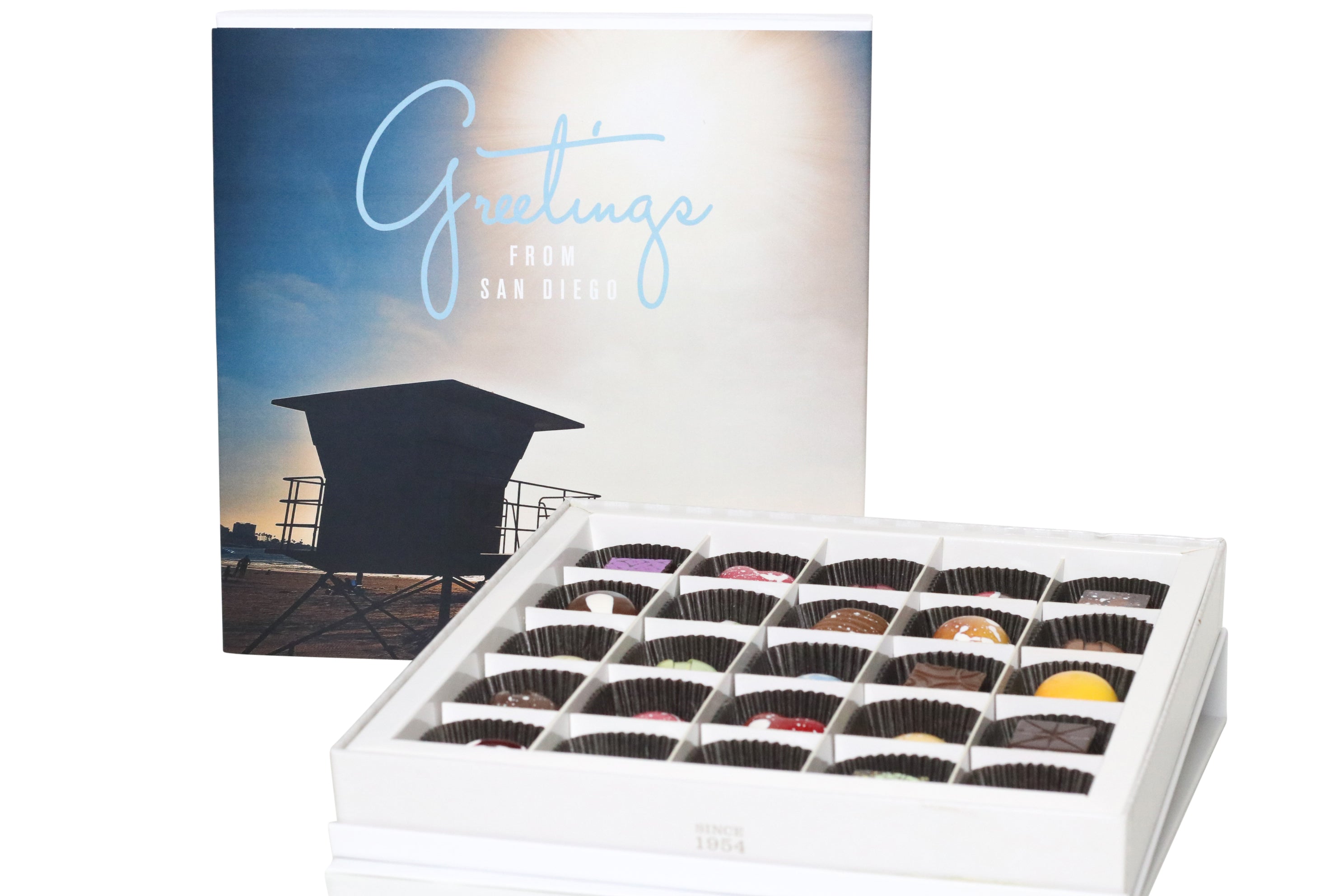San Diego Chocolate Gift Box - 25 Pieces by Dallmann