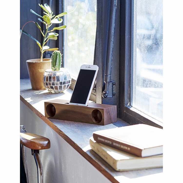 andSHIPS×SWOODER iPhone用木製スタンドスピーカー | ハーモニック