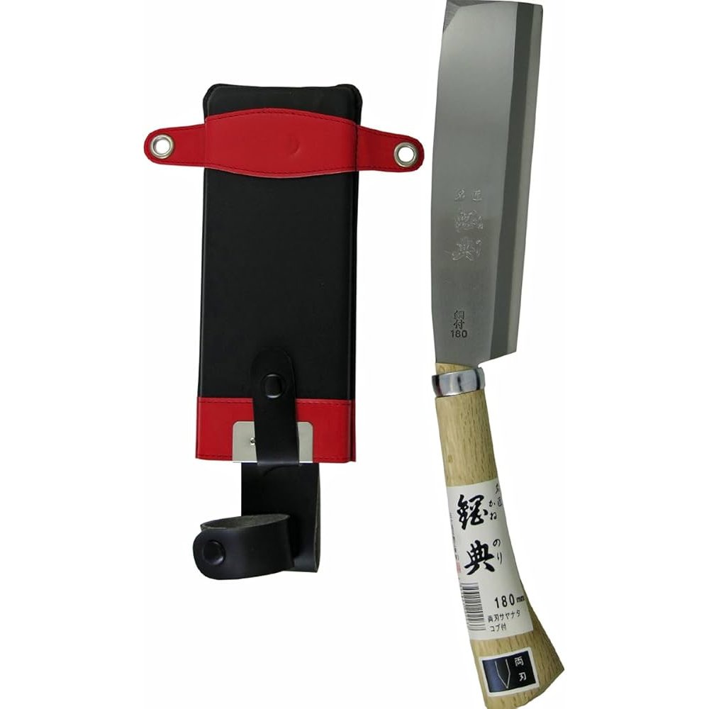 Kanenori Nata Hatchet Double Bevel Japanese Axe With Sheath 180mm C-14