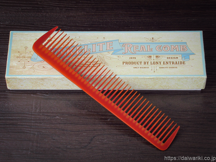 理容の魂が宿る一振り。本間義和氏監修「ベークライト リアルコーム