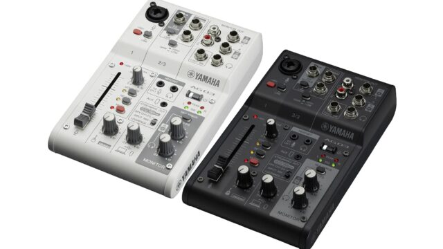 比較】AG03 MK2に似ている色んなメーカーのミキサー型オーディオ