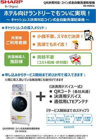 トモヒサ　ES-HD63L 2台セット コイン式全自動洗濯乾燥機 <ES-HD63L>｜大一電化サービス ネットショップ