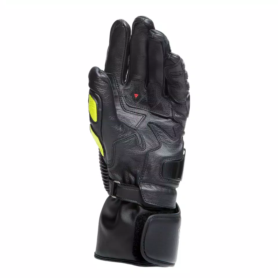 DRUID 4 - MEN'S MOTORCYCLE LEATHER GLOVES | BLACK/CHARCOAL-GRAY