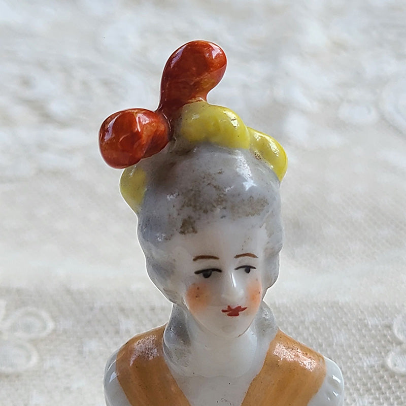 20's ハーフドール ピンクッションドール 陶器 ドイツ | アンティーク