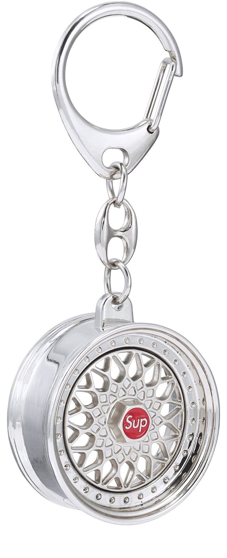 Supreme BBS RS Rim Keychain Silver