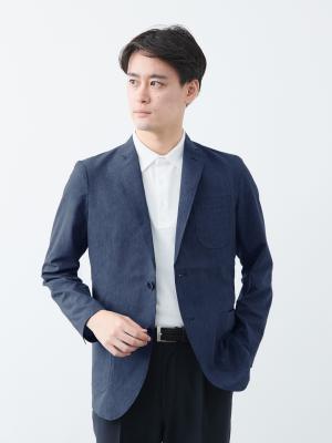 風、抜ける”超軽量ストレッチジャケット/ネイビー | Factelier