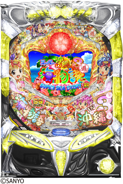 CRA スーパー海物語 IN 沖縄3ASB 循環仕様 データカウンター 枠付き