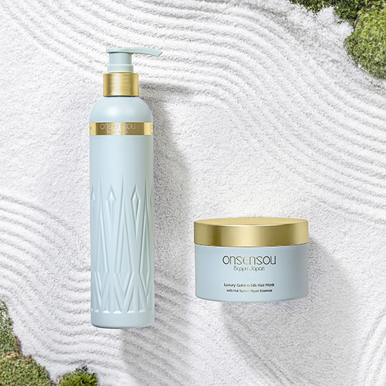 onsensou]ゴールデンシルクリペアシャンプー・ゴールデンシルク