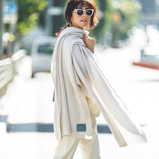 CALLi tokyo]エキストラ ソフト & ロング カシミア ストール