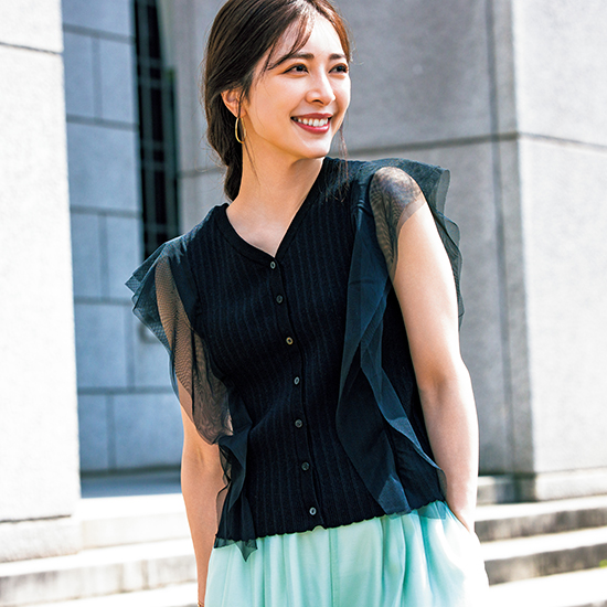 優待価格[TORRAZZO DONNA]袖チュール2WAYトップス | KOBUNSHA SELECT