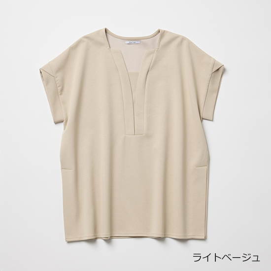 優待価格[Emma Taylor]ライトダンボールキーネックプルオーバー