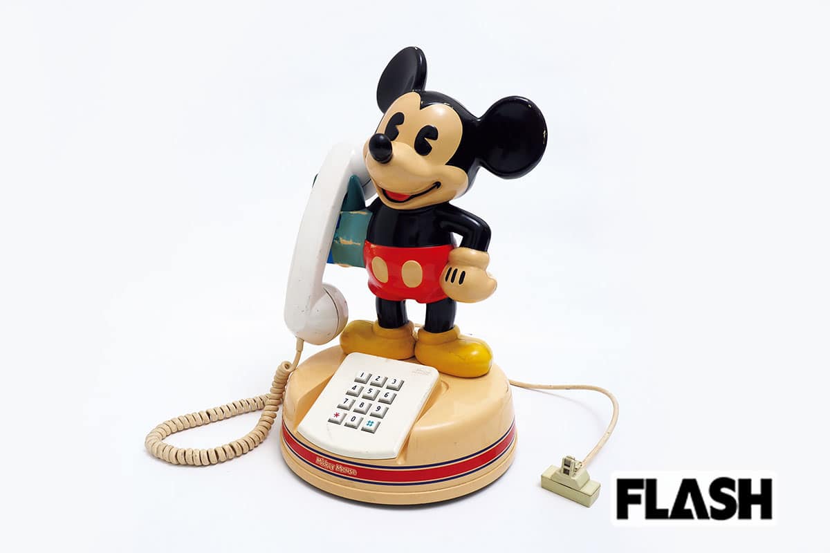 お値段3万円！ ディズニーランド開園前…「ミッキーマウスの電話機」が
